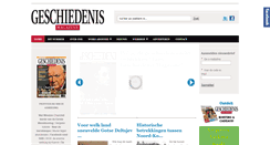 Desktop Screenshot of geschiedenismagazine.nl